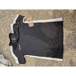 Nike Dri-FIT Black and White Soccer Jersey